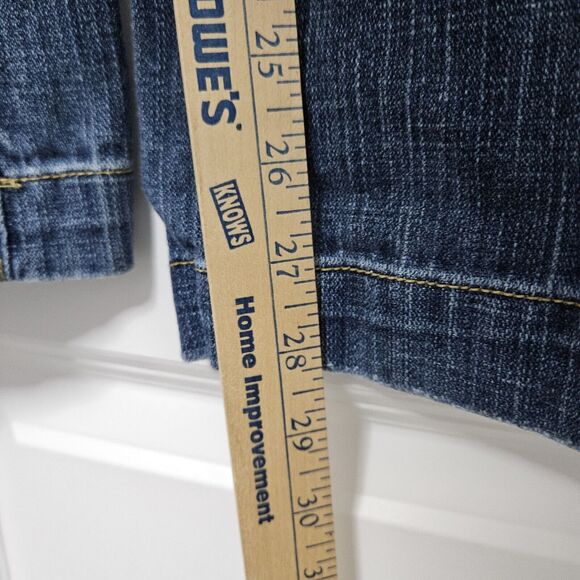 Gap Jeans Women’s 6 (30x28) Blue Ankle Long & Lean Stretch Denim Low-Rise VGUC - Picture 4 of 8